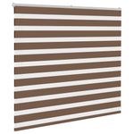 Casa si Gradina - Textile si covoare - Rulouri si jaluzele - Jaluzea tip zebra maro latime tesatura 155,9 cm poliester, mărime 160x100 cm - Infinity.ro