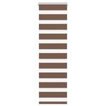 Casa si Gradina - Textile si covoare - Rulouri si jaluzele - Jaluzea tip zebra maro latime tesatura 35,9 cm poliester, mărime 40x150 cm - Infinity.ro