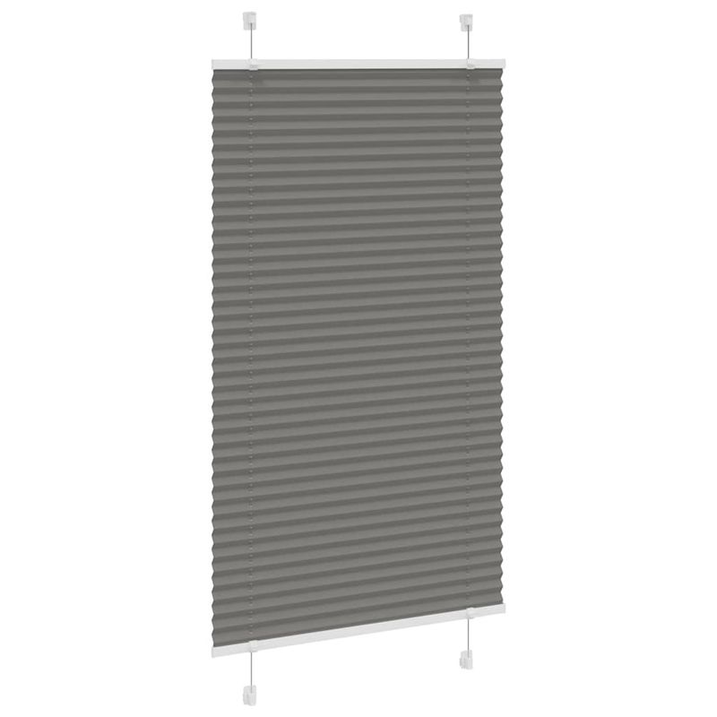 Casa si Gradina - Textile si covoare - Rulouri si jaluzele - Jaluza plisata Antracit 70x150 cm Latime tesatura 69,4 cm - Infinity.ro