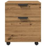 Casa si Gradina - Mobilier - Dulapuri si sifoniere - Dulapuri - Dulap mobil pentru fisiere cu roti Artisan Stejar Lemn - Infinity.ro