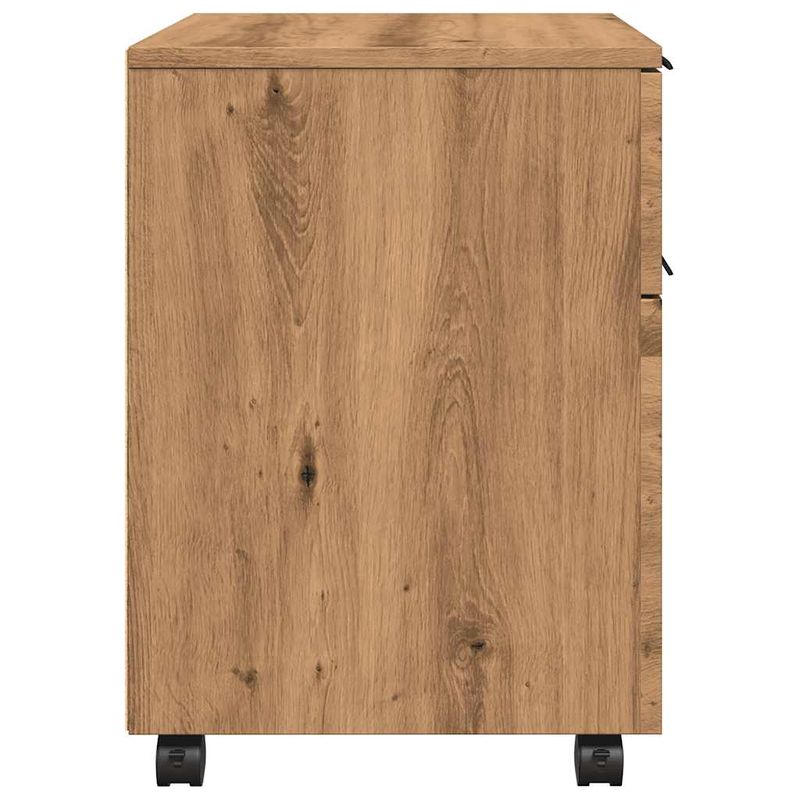 Casa si Gradina - Mobilier - Dulapuri si sifoniere - Dulapuri - Dulap mobil pentru fisiere cu roti Artisan Stejar Lemn - Infinity.ro