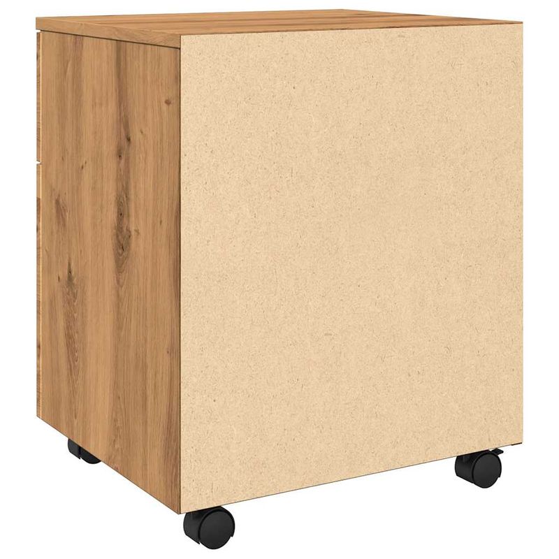 Casa si Gradina - Mobilier - Dulapuri si sifoniere - Dulapuri - Dulap mobil pentru fisiere cu roti Artisan Stejar Lemn - Infinity.ro