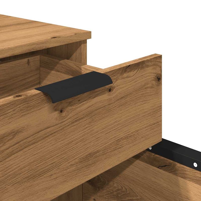 Casa si Gradina - Mobilier - Dulapuri si sifoniere - Dulapuri - Dulap mobil pentru fisiere cu roti Artisan Stejar Lemn - Infinity.ro