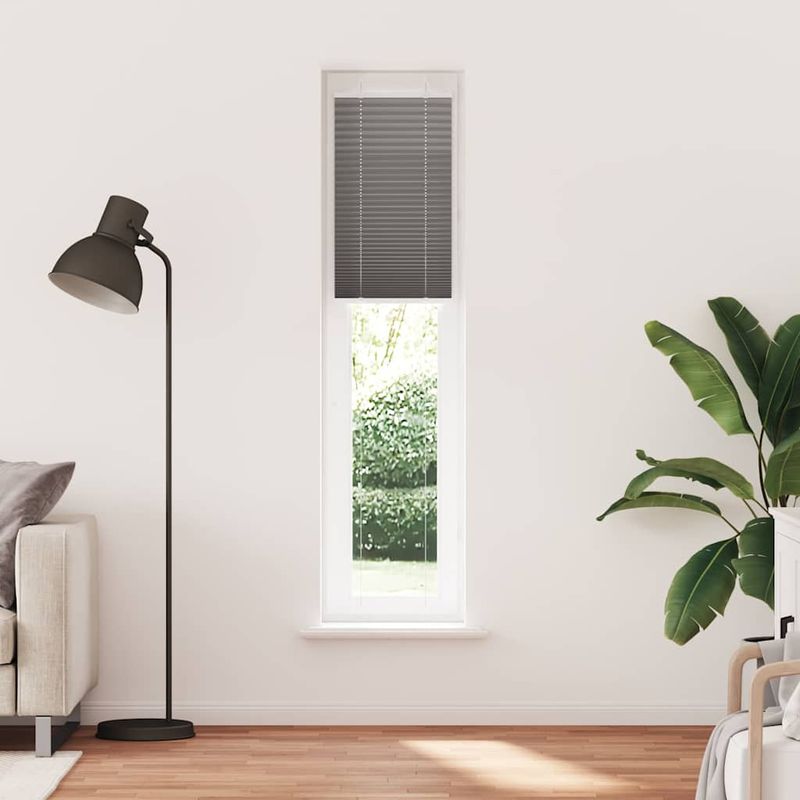 Casa si Gradina - Textile si covoare - Rulouri si jaluzele - Jaluza plisata Antracit 50x200 cm Latime tesatura 49,4 cm - Infinity.ro