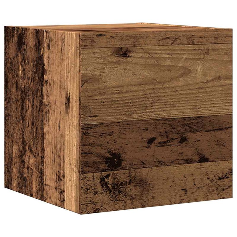 Casa si Gradina - Mobilier - Seturi de mobilier - Seturi living - Set dulap TV 5 piese din lemn vechi montat pe perete - Infinity.ro