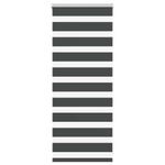 Casa si Gradina - Textile si covoare - Rulouri si jaluzele - Jaluzea tip zebra neagra latime tesatura 55,9 cm poliester, mărime 60x100 cm - Infinity.ro