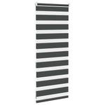 Casa si Gradina - Textile si covoare - Rulouri si jaluzele - Jaluzea tip zebra neagra latime tesatura 55,9 cm poliester, mărime 60x100 cm - Infinity.ro
