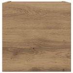 Casa si Gradina - Mobilier - Seturi de mobilier - Seturi living - Set dulap TV 8 piese montat pe perete Stejar artizanal - Infinity.ro