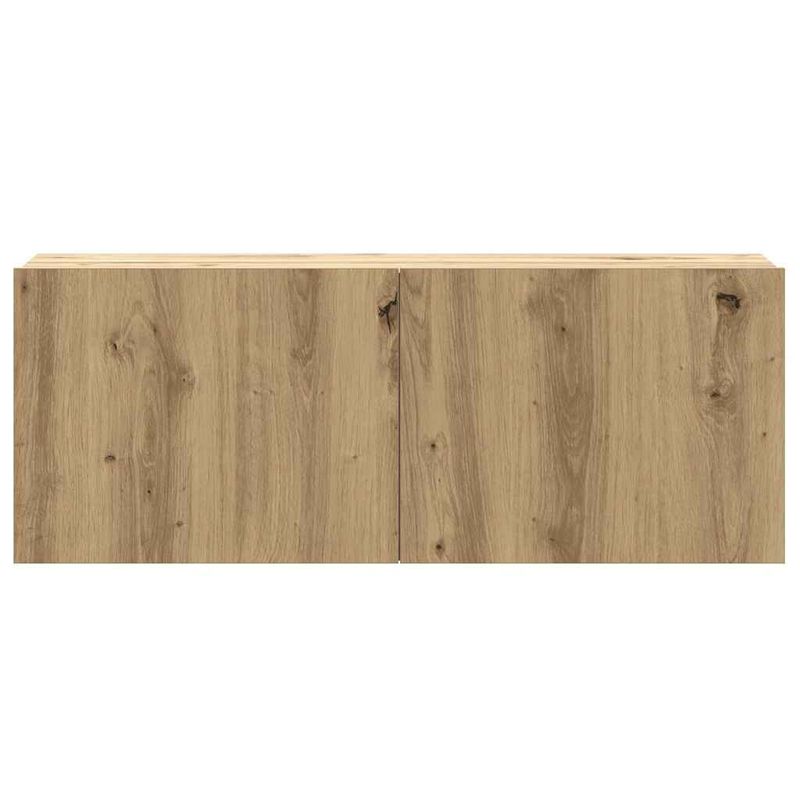 Casa si Gradina - Mobilier - Seturi de mobilier - Seturi living - Set dulap TV 5 piese montat pe perete Stejar artizanal - Infinity.ro