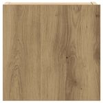 Casa si Gradina - Mobilier - Seturi de mobilier - Seturi living - Set dulap TV 5 piese montat pe perete Stejar artizanal - Infinity.ro