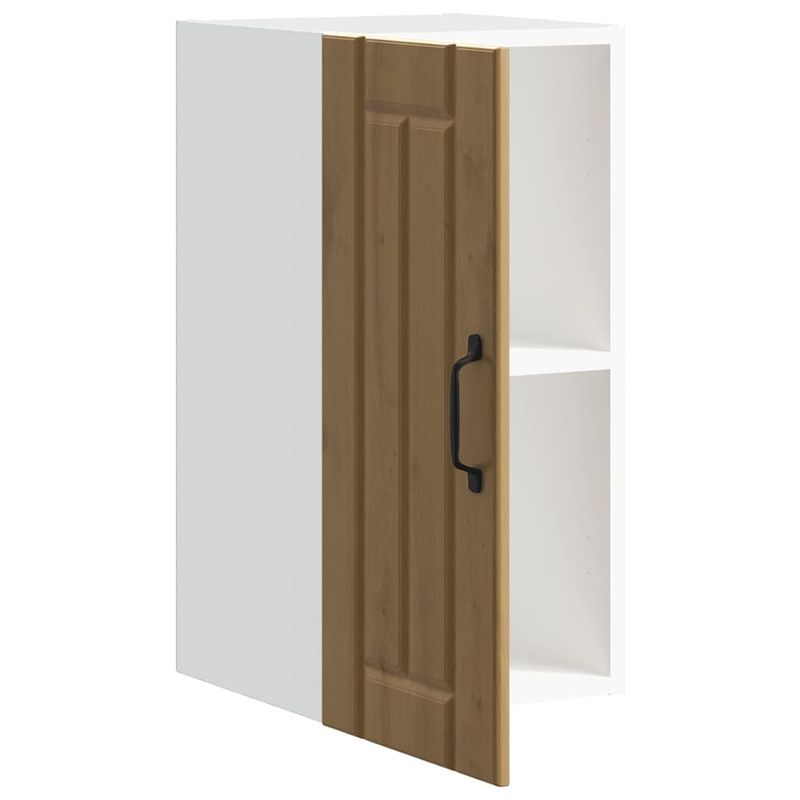 Casa si Gradina - Mobilier - Comode si corpuri - Corpuri bucatarie - Dulap de bucatarie „Lucca” din lemn de stejar artificial, mărime 30x31x60 cm, model 1x dulap de perete (1 ușă) - Infinity.ro
