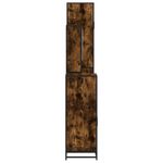 Casa si Gradina - Mobilier - Seturi de mobilier - Seturi baie - Set de mobilier de baie 4 piese Lemn prelucrat de stejar afumat - Infinity.ro
