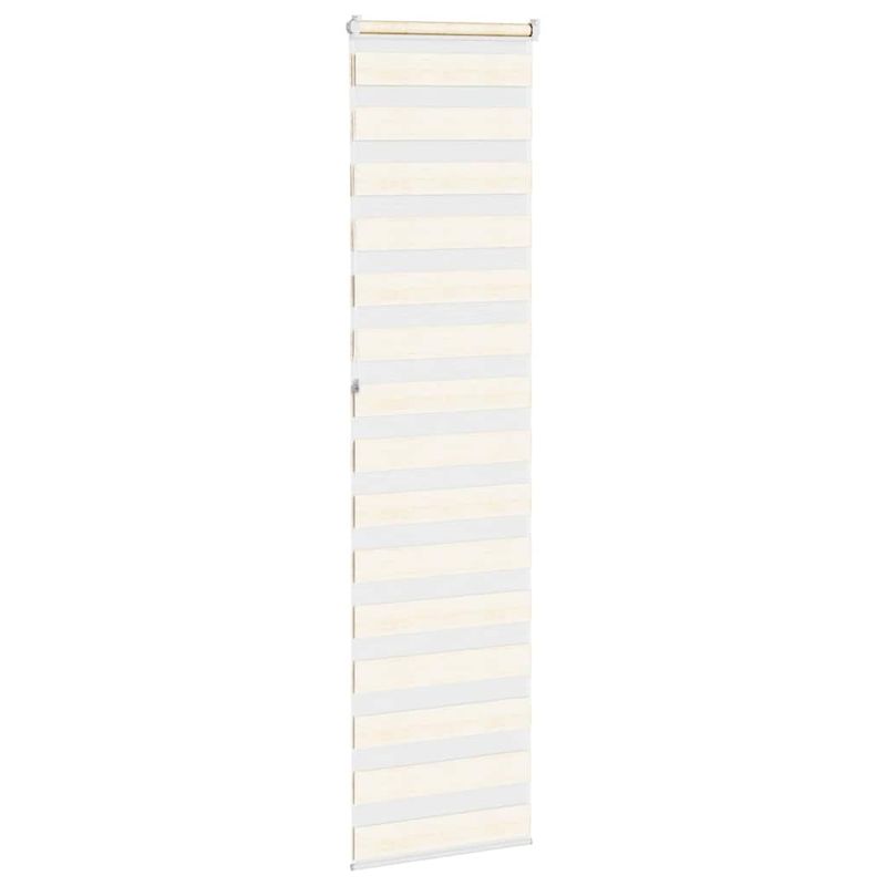 Casa si Gradina - Textile si covoare - Rulouri si jaluzele - Jaluzea tip zebra 60x230 cm latime tesatura 55,9 cm poliester, bej marmorat - Infinity.ro