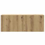 Casa si Gradina - Mobilier - Seturi de mobilier - Seturi living - Set dulap TV 2 piese montat pe perete Stejar artizanal - Infinity.ro