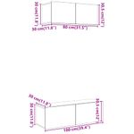 Casa si Gradina - Mobilier - Seturi de mobilier - Seturi living - Set dulap TV 2 piese montat pe perete Stejar artizanal - Infinity.ro