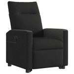 Casa si Gradina - Mobilier - Scaune si fotolii - Fotolii - Fotoliu electric rabatabil cu ridicare, negru, textil - Infinity.ro