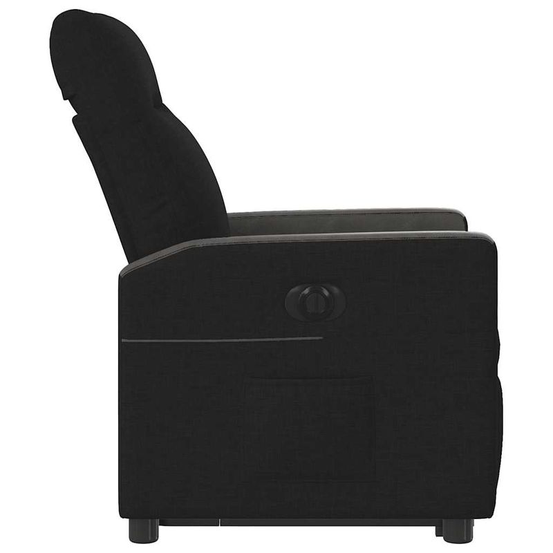 Casa si Gradina - Mobilier - Scaune si fotolii - Fotolii - Fotoliu electric rabatabil cu ridicare, negru, textil - Infinity.ro