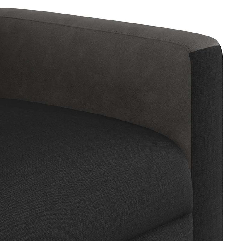 Casa si Gradina - Mobilier - Scaune si fotolii - Fotolii - Fotoliu electric rabatabil cu ridicare, negru, textil - Infinity.ro