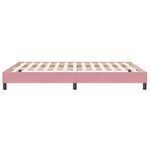 Casa si Gradina - Mobilier - Paturi si accesorii - Paturi - Cadru de pat fara saltea roz 140x210 cm catifea - Infinity.ro