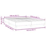 Casa si Gradina - Mobilier - Paturi si accesorii - Paturi - Cadru de pat fara saltea roz 140x210 cm catifea - Infinity.ro