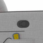 Ingrijire personala si Cosmetice - Sanatate si wellness - Articole wellness - Fotolii de masaj - Scaun de masaj cu tesatura gri nor - Infinity.ro