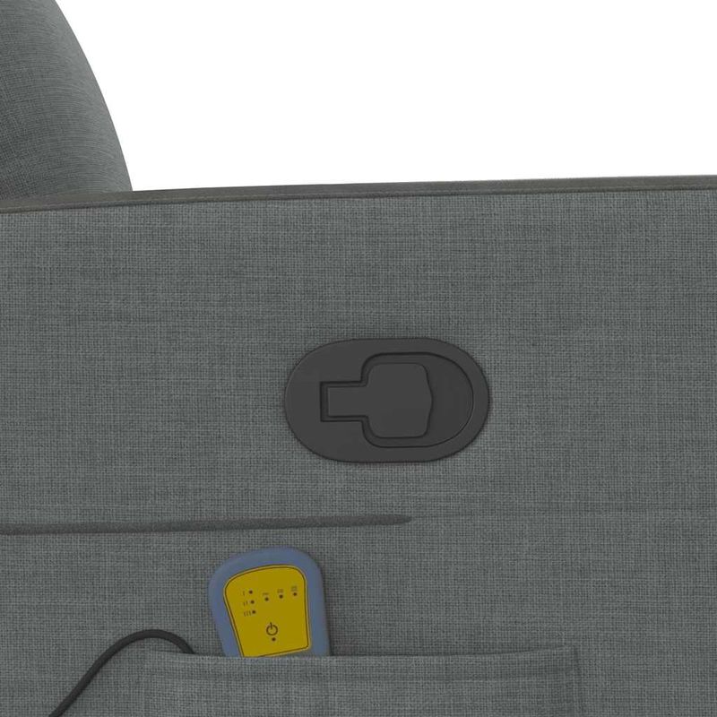 Ingrijire personala si Cosmetice - Sanatate si wellness - Articole wellness - Fotolii de masaj - Fotoliu de masaj rabatabil, gri inchis, material textil - Infinity.ro