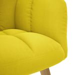 Casa si Gradina - Mobilier - Scaune si fotolii - Scaune - Scaun de relaxare Tesatura galben deschis, model without stool - Infinity.ro