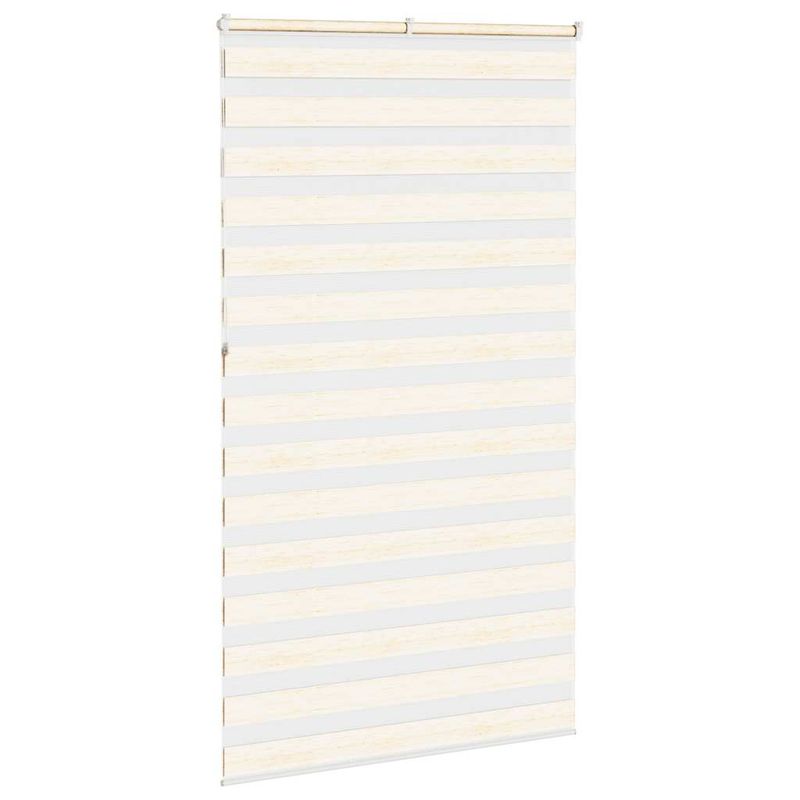 Casa si Gradina - Textile si covoare - Rulouri si jaluzele - Jaluzea tip zebra 135x230 cm latime tesatura 130,9 cm poliester, bej marmorat - Infinity.ro