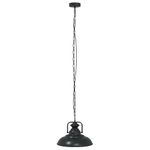 Casa si Gradina - Corpuri si surse de iluminat - Veioze si lampi - Lampi de veghe - Lampa suspendata E27 Negru Ø 31 cm Fier - Infinity.ro