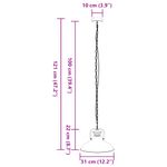 Casa si Gradina - Corpuri si surse de iluminat - Veioze si lampi - Lampi de veghe - Lampa suspendata E27 Negru Ø 31 cm Fier - Infinity.ro