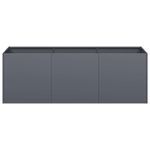 Casa si Gradina - Gradinarit si plante - Plante si ghivece - Ghivece si suporturi - Jardiniera Antracit 120x40x40 cm Otel laminat la rece - Infinity.ro