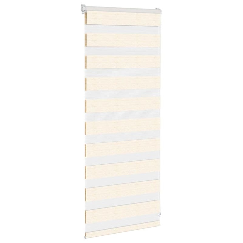 Casa si Gradina - Textile si covoare - Rulouri si jaluzele - Jaluzea tip zebra 60x100 cm latime tesatura 55,9 cm poliester, bej marmorat - Infinity.ro