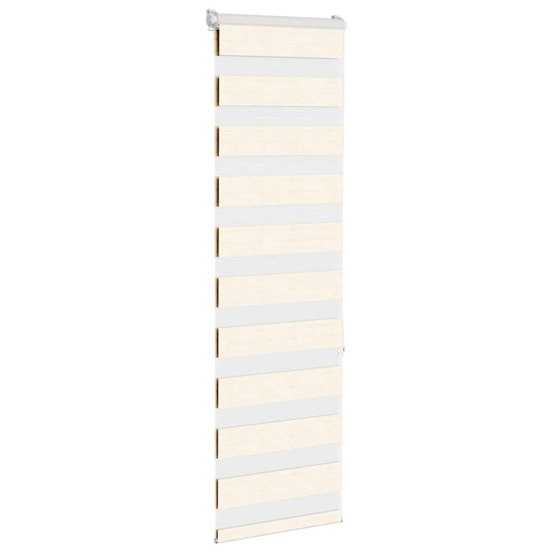 Casa si Gradina - Textile si covoare - Rulouri si jaluzele - Jaluzea tip zebra 50x150 cm latime tesatura 45,9 cm poliester, bej marmorat - Infinity.ro
