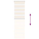 Casa si Gradina - Textile si covoare - Rulouri si jaluzele - Jaluzea tip zebra 50x150 cm latime tesatura 45,9 cm poliester, bej marmorat - Infinity.ro