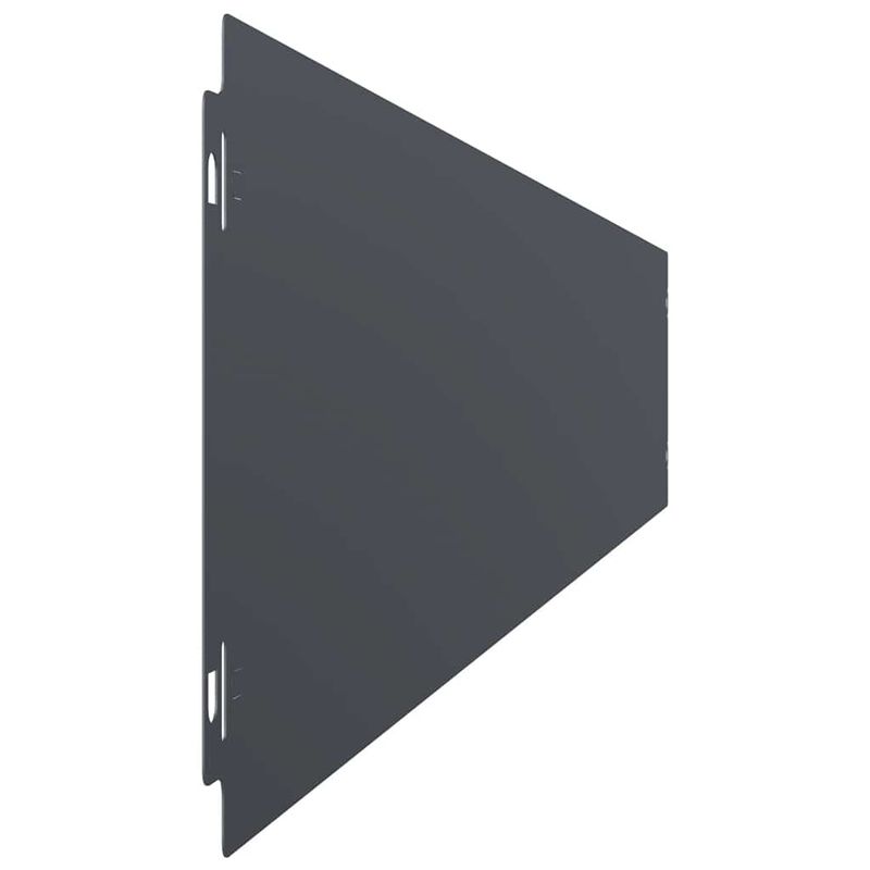 Casa si Gradina - Gradina si terasa - Garduri, panouri si accesorii - Borduri de gazon 50 buc Antracit 15x103 cm Otel laminat la rece - Infinity.ro