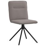 Casa si Gradina - Mobilier - Scaune si fotolii - Scaune - Scaune de bucatarie, 2 buc., gri taupe, material textil - Infinity.ro