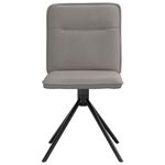 Casa si Gradina - Mobilier - Scaune si fotolii - Scaune - Scaune de bucatarie, 2 buc., gri taupe, material textil - Infinity.ro