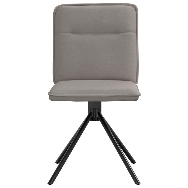 Casa si Gradina - Mobilier - Scaune si fotolii - Scaune - Scaune de bucatarie, 2 buc., gri taupe, material textil - Infinity.ro