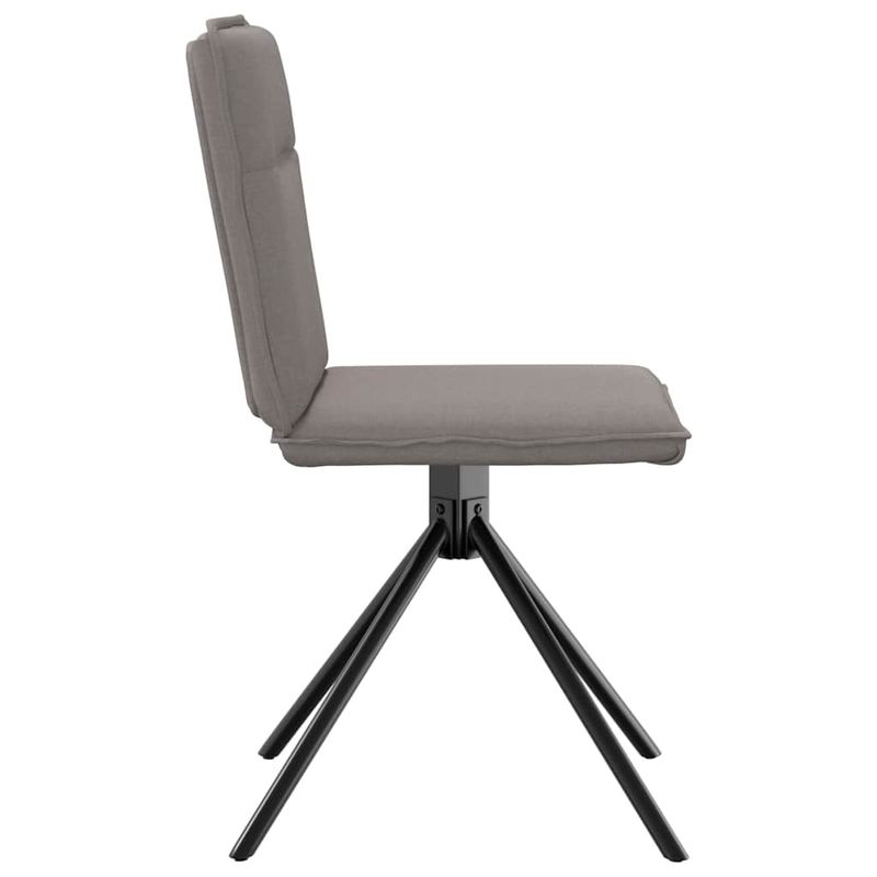 Casa si Gradina - Mobilier - Scaune si fotolii - Scaune - Scaune de bucatarie, 2 buc., gri taupe, material textil - Infinity.ro