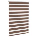 Casa si Gradina - Textile si covoare - Rulouri si jaluzele - Jaluzea tip zebra maro latime tesatura 90,9 cm poliester, mărime 95x100 cm - Infinity.ro