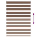 Casa si Gradina - Textile si covoare - Rulouri si jaluzele - Jaluzea tip zebra maro latime tesatura 90,9 cm poliester, mărime 95x100 cm - Infinity.ro
