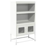 Casa si Gradina - Mobilier - Comode si corpuri - Corpuri bucatarie - Dulap inalt, alb, 68x39x123 cm, otel - Infinity.ro