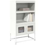 Casa si Gradina - Mobilier - Comode si corpuri - Corpuri bucatarie - Dulap inalt, alb, 68x39x123 cm, otel - Infinity.ro
