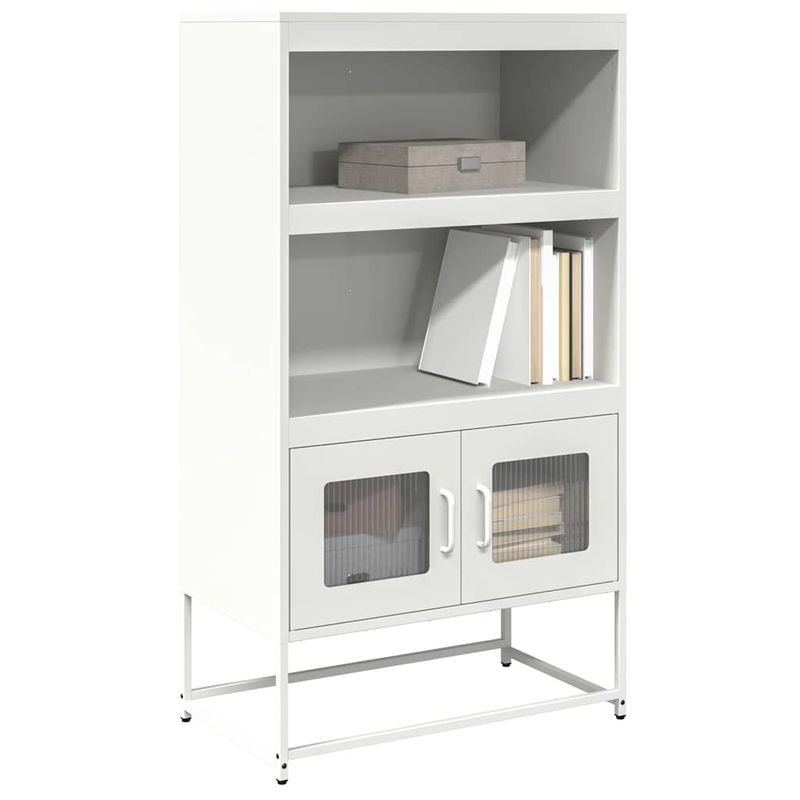 Casa si Gradina - Mobilier - Comode si corpuri - Corpuri bucatarie - Dulap inalt, alb, 68x39x123 cm, otel - Infinity.ro