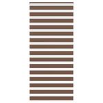 Casa si Gradina - Textile si covoare - Rulouri si jaluzele - Jaluzea tip zebra maro latime tesatura 105,9 cm poliester, mărime 110x200 cm - Infinity.ro