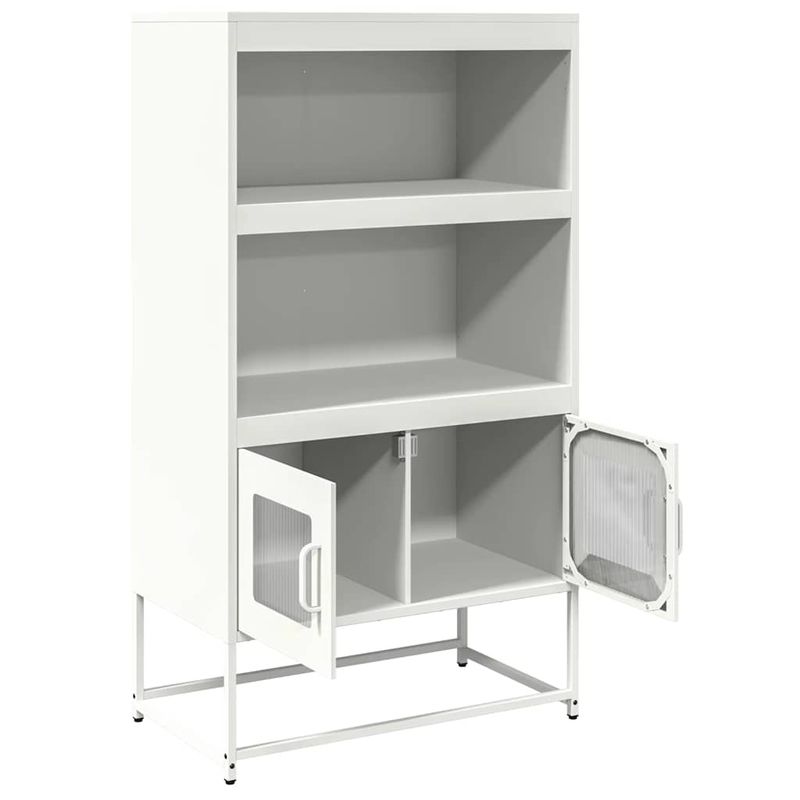 Casa si Gradina - Mobilier - Comode si corpuri - Corpuri bucatarie - Dulap inalt, alb, 68x39x123 cm, otel - Infinity.ro