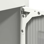 Casa si Gradina - Mobilier - Comode si corpuri - Corpuri bucatarie - Dulap inalt, alb, 68x39x123 cm, otel - Infinity.ro