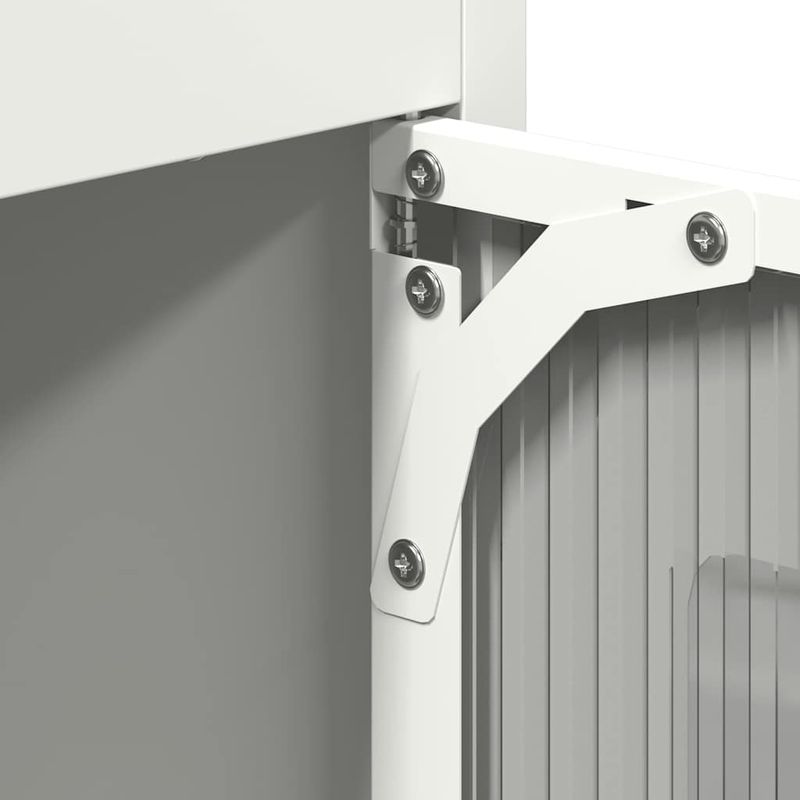 Casa si Gradina - Mobilier - Comode si corpuri - Corpuri bucatarie - Dulap inalt, alb, 68x39x123 cm, otel - Infinity.ro