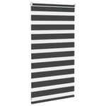 Casa si Gradina - Textile si covoare - Rulouri si jaluzele - Jaluzea tip zebra neagra latime tesatura 65,9 cm poliester, mărime 70x100 cm - Infinity.ro