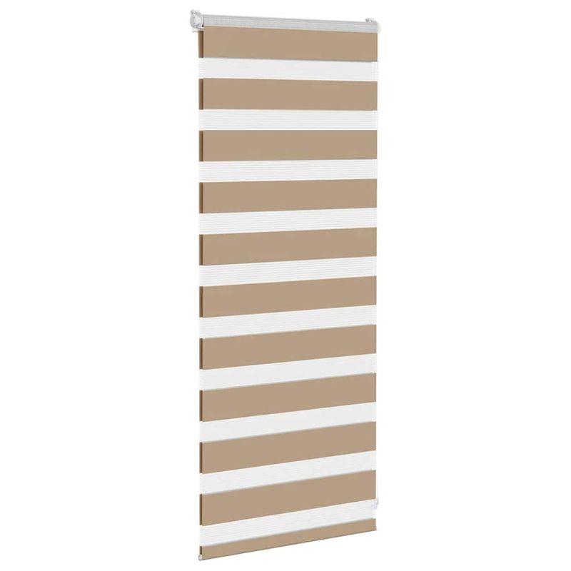 Casa si Gradina - Textile si covoare - Rulouri si jaluzele - Jaluzea tip zebra 60x100 cm latime tesatura 55,9 cm poliester, sand brown - Infinity.ro